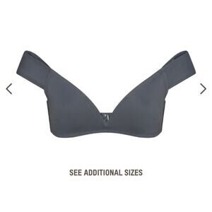 Skims Size 4X SCULPTING SWIM OFF SHOULDER TOP 
BT-PLG-2788 Gunmetal gray NWT